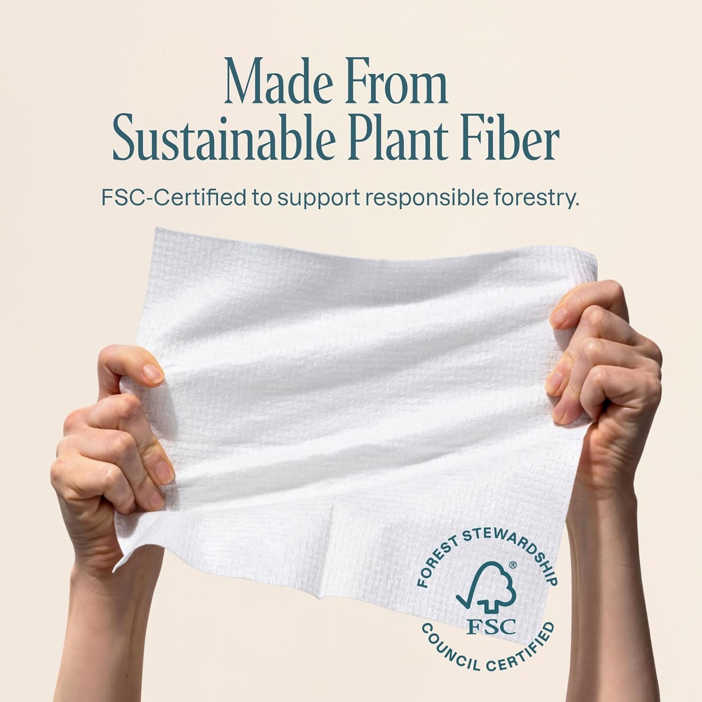 Cliganic Clean Face Towels XL, Multi-Pack (100 Count), Disposable, Ultra-Absorbent, Hypoallergenic & Soft - Makeup Remover Dry Wipes, Pamper Your Face, Hygienic Towelettes, for All Skin Types