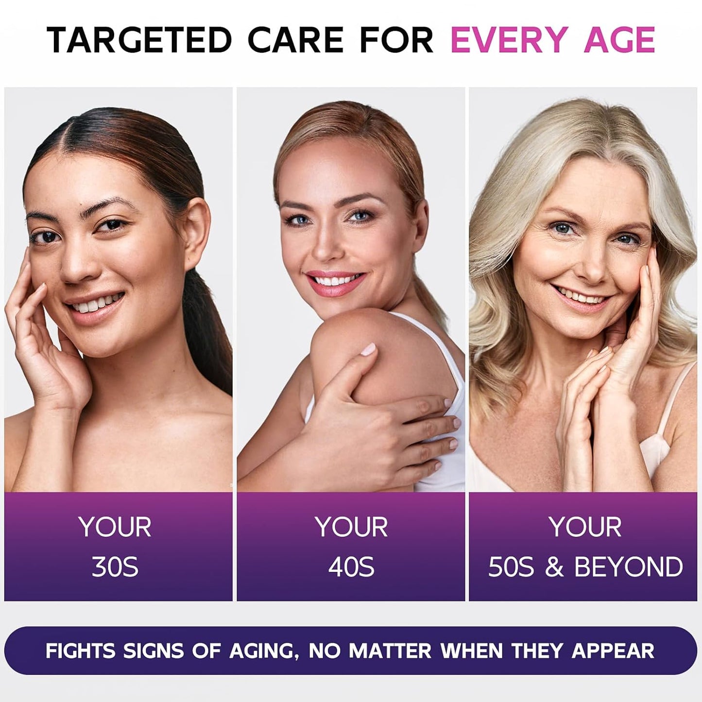 Firming Neck Cream with Retinol, AH-8 Hexapeptide Collage, Firm Sagging Skin on the Neck and Décolleté, Promote Skin repair, Neck Firming Cream with Massage Roller, Value Size 4.3 fl oz