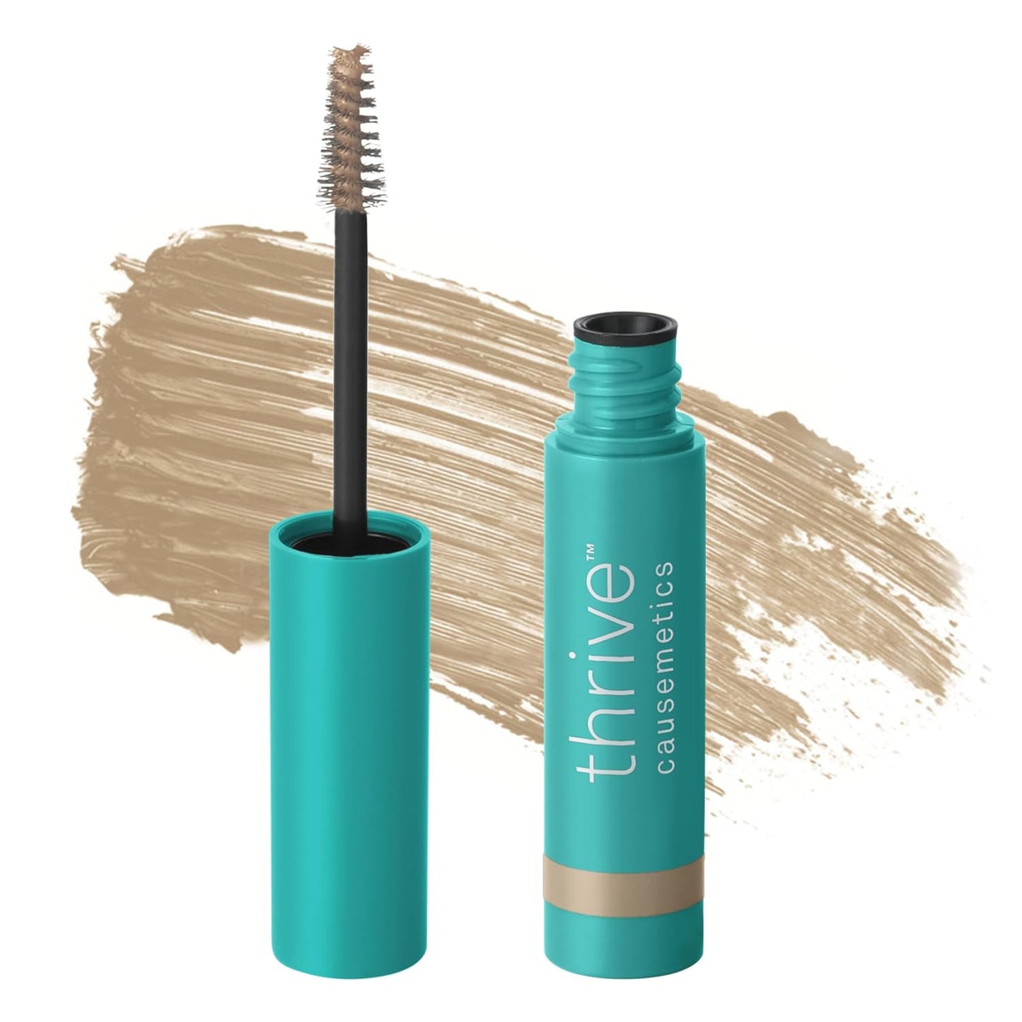Thrive Causemetics Instant Brow Fix Semi-Permanent Eyebrow Gel, Waterproof Tinted Eye Brow Gel with Vitamin B5, Smudge-Proof, Vegan & Cruelty Free, Christina (Light Blonde)