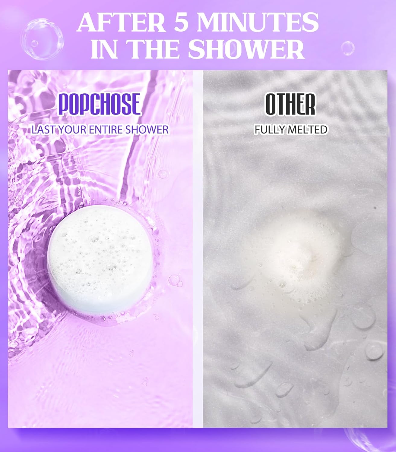 POPCHOSE Shower Steamers Aromatherapy - 16 Pack Lavender Essential Oils Shower Tablets, Self Care Relaxation & Home SPA, Quick Relief Nasal Congestion, Birthday Gifts for Women, Men, Dad, Daughter