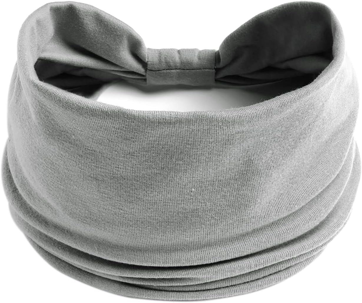 K-Elewon 3 Pack Women Wide Elastic Head Wrap Headband Sports yoga Hair Band