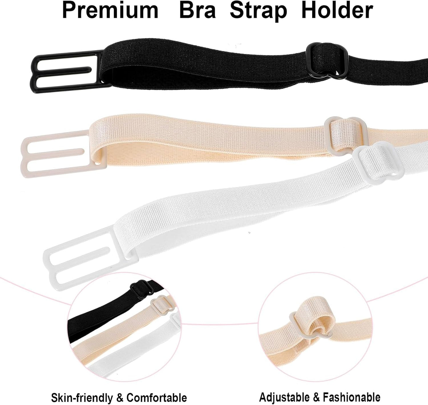 Bra Strap Clips Holder, Bra Clips to Make Racerback, Bra Strap Holders for Slip, Bra Clips for Conceal Straps - Bra Converter Cleavage