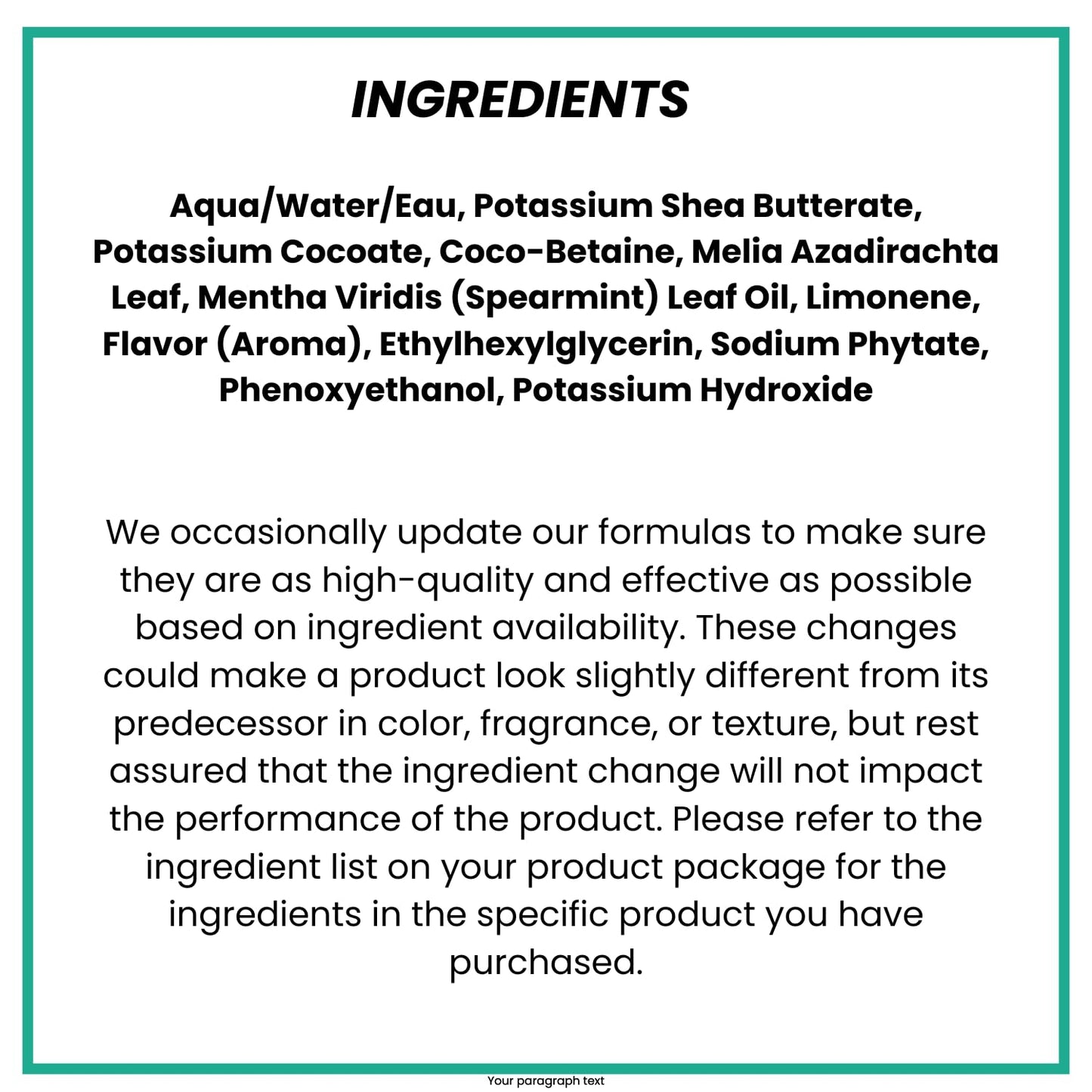 Alaffia Everyday Shea Body Wash, Naturally Helps Moisturize and Cleanse Without Stripping Natural Oils with Fair Trade Shea Butter, Neem, and Coconut Oil Vanilla Mint 32 fl oz - 2 Pack
