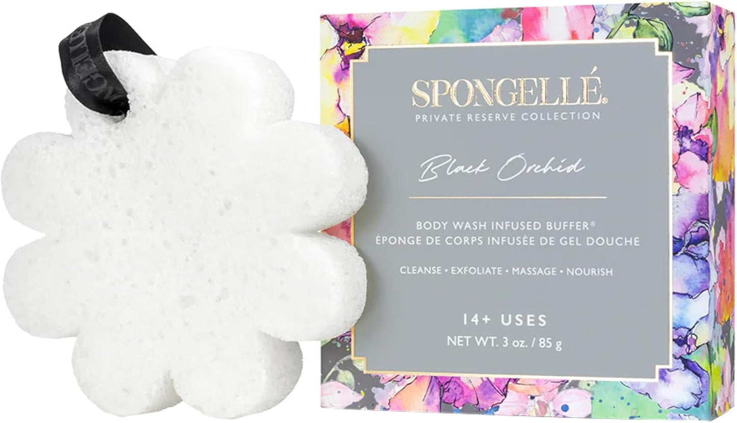 Spongelle Black Orchid Body Wash Infused Buffer