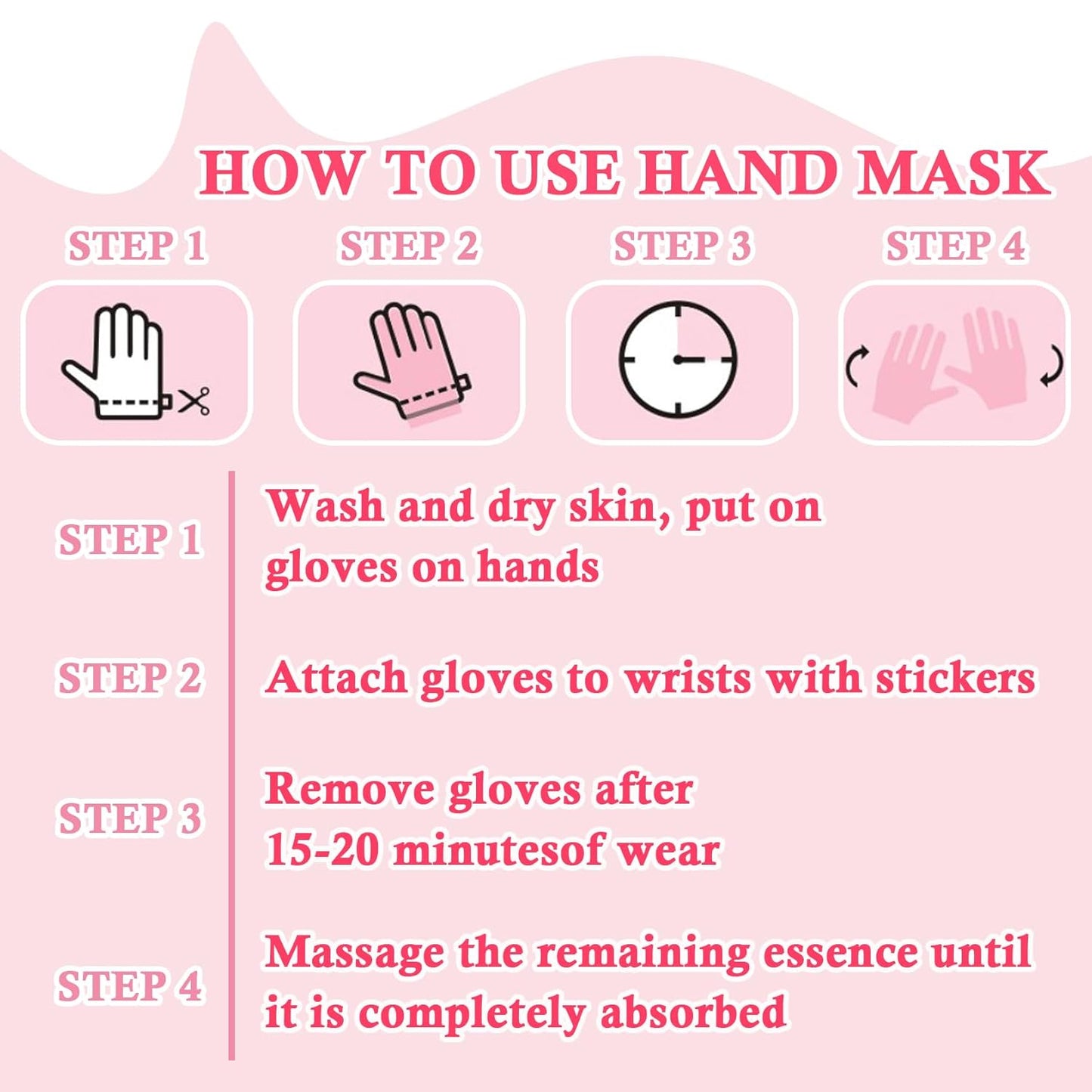 Hands Mask Moisturizing Gloves, 6PCS Hydrating Hand Peel Masks Exfoliating Gloves for Dry, Cracked, Rough, Aging Hands, Lightweight Soft Hands Mask Moisturizer Gift Set for Women Men (B)