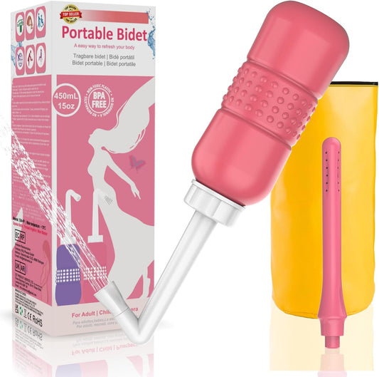 Peri Bottle for Postpartum Care Upside Down Bottle for Perineal Cleansing and Recovery Postpartum Essential Vaginal Douche Intimate Wash for Women,Portable Travel Bidet Sprayer for Women