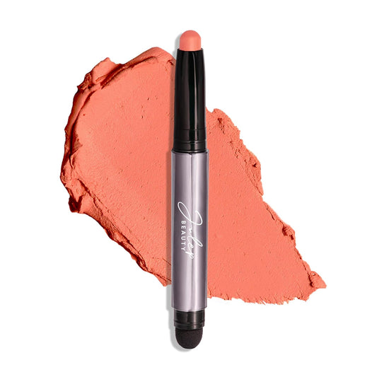 Julep Eyeshadow 101 Cream-to-Powder Waterproof Shadow Stick – Papaya Matte – Long-Lasting, Crease-Proof, Soft Peachy-Orange Matte Cream Eyeshadow with Built-in Smudger
