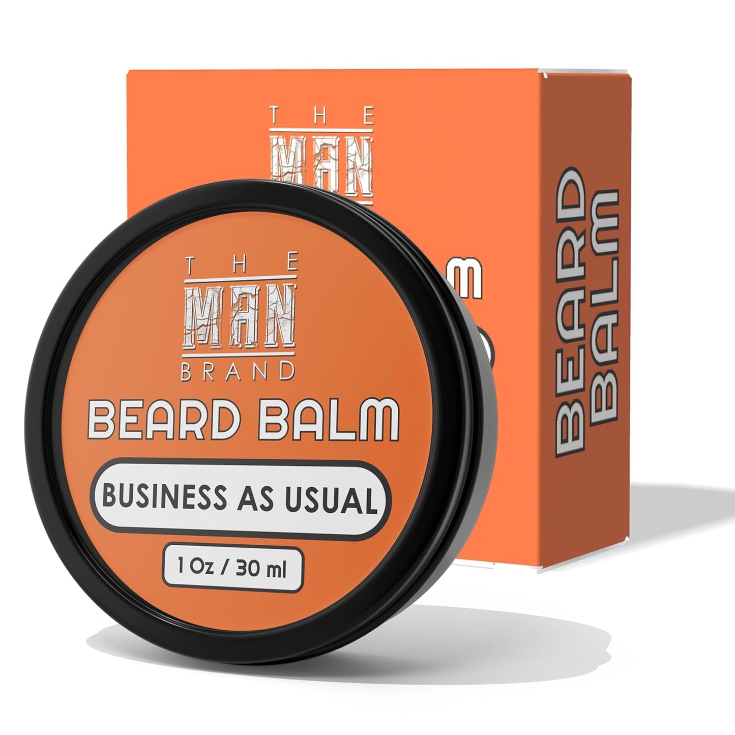 Business As Usaul Leave In Beard Balm for Men - Natural Beeswax Based Conditioning Formula for Styling and Care (1 Ounce, Business As Usual)