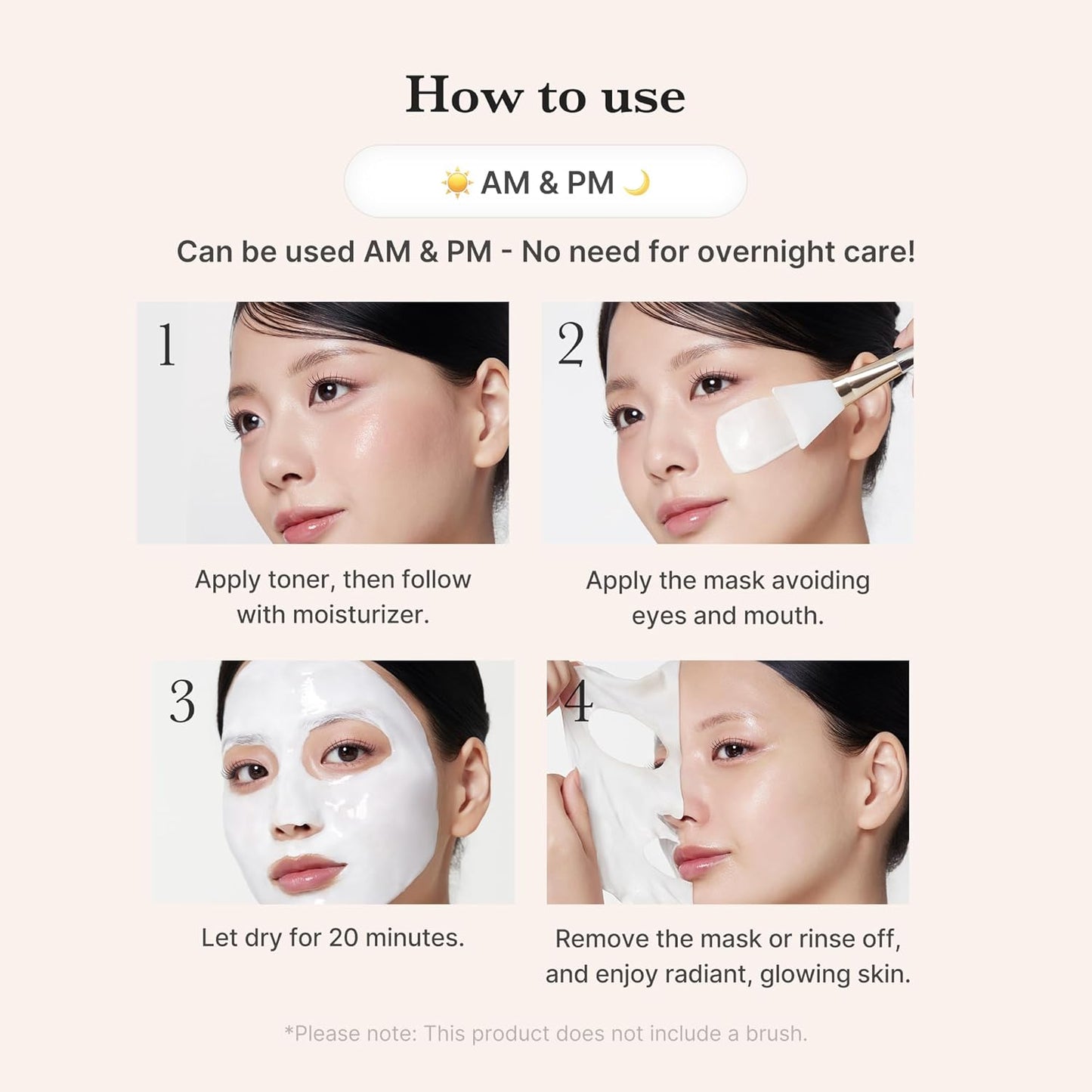 medicube Collagen Glazed Milky Glow Daytime Wrapping Mask | Quick & Easy-to-Peel Mask for Radiance, Hydration & Smooth Texture | Glutathione, Niacinamide, 130Da Collagen for Plumped, Glass Glow Skin