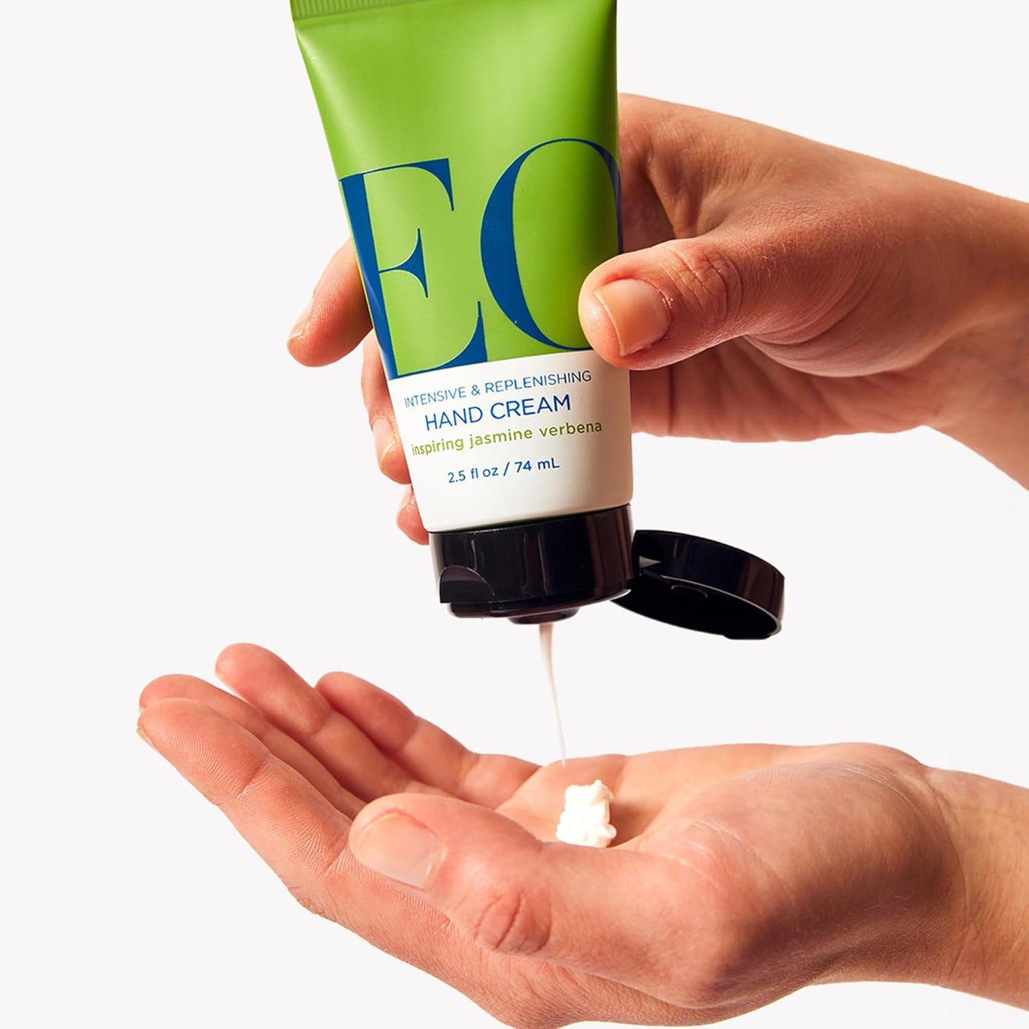 EO Hand Cream, 2.5 Ounce (Pack of 2), Jasmine Verbena, Moisturizer for Dry Skin