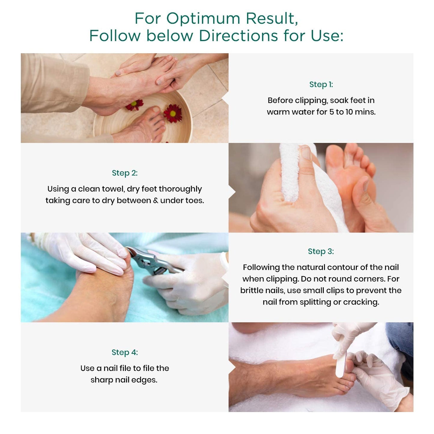 Toenail Clippers by Blizzard – Medical Grade Double Action Toe Nail Nipper Cutter for Thick Nails Seniors – 4.75 inch German Tool Barrel Spring