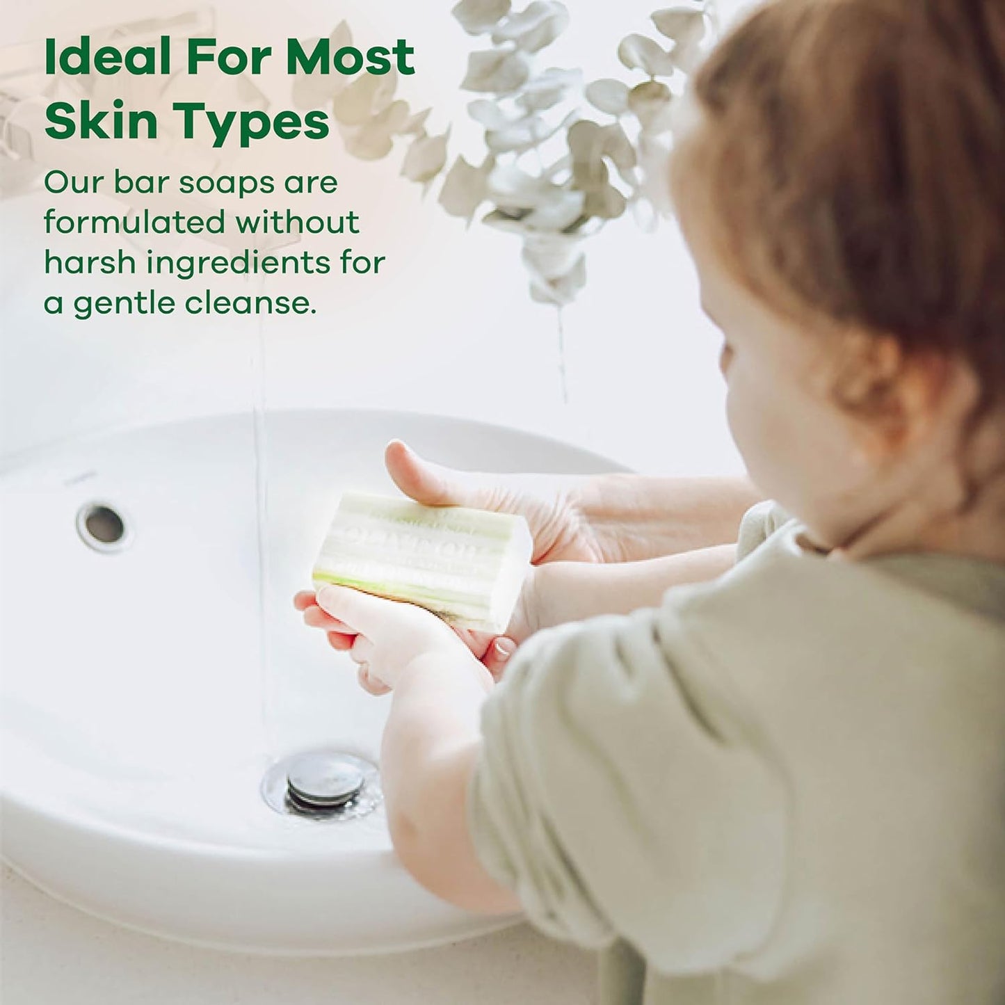 Australian Botanical Soap Sandalwood with Cocoa Butter 6.6 oz Luxury Soap Bars Enriched with Shea Butter, Suitable for Men, Women and All Skin Types, Pack of 6