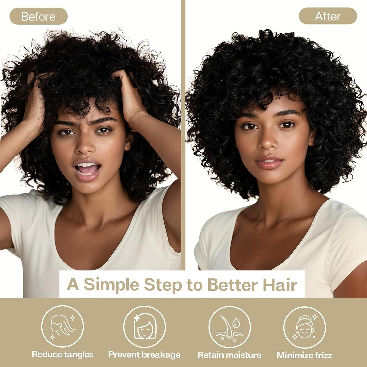 MR&HM Satin Pillowcase for Hair and Skin, Silk Satin Pillowcase 2 Pack, Standard Size Pillow Cases Set of 2, Silky Pillow Cover with Envelope Closure (20x26, Taupe)