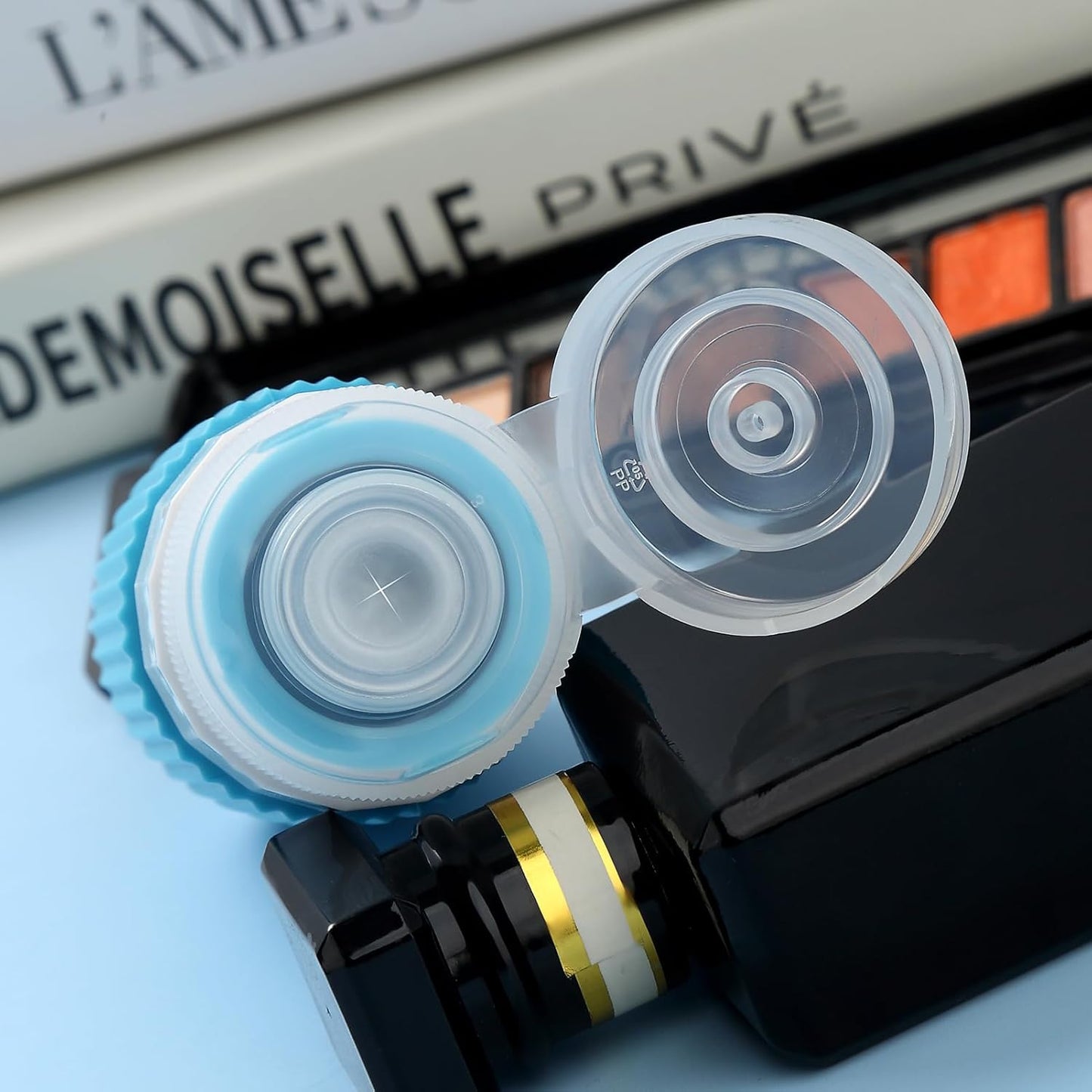 Travel Bottles for Toiletries, Tsa Approved 2oz Travel Bottles, BPA Free Leak Proof Travel Size Toiletry Containers, Refillable Travel Accessories with Toiletry Bag for Shampoo Liquid (4 Pack)