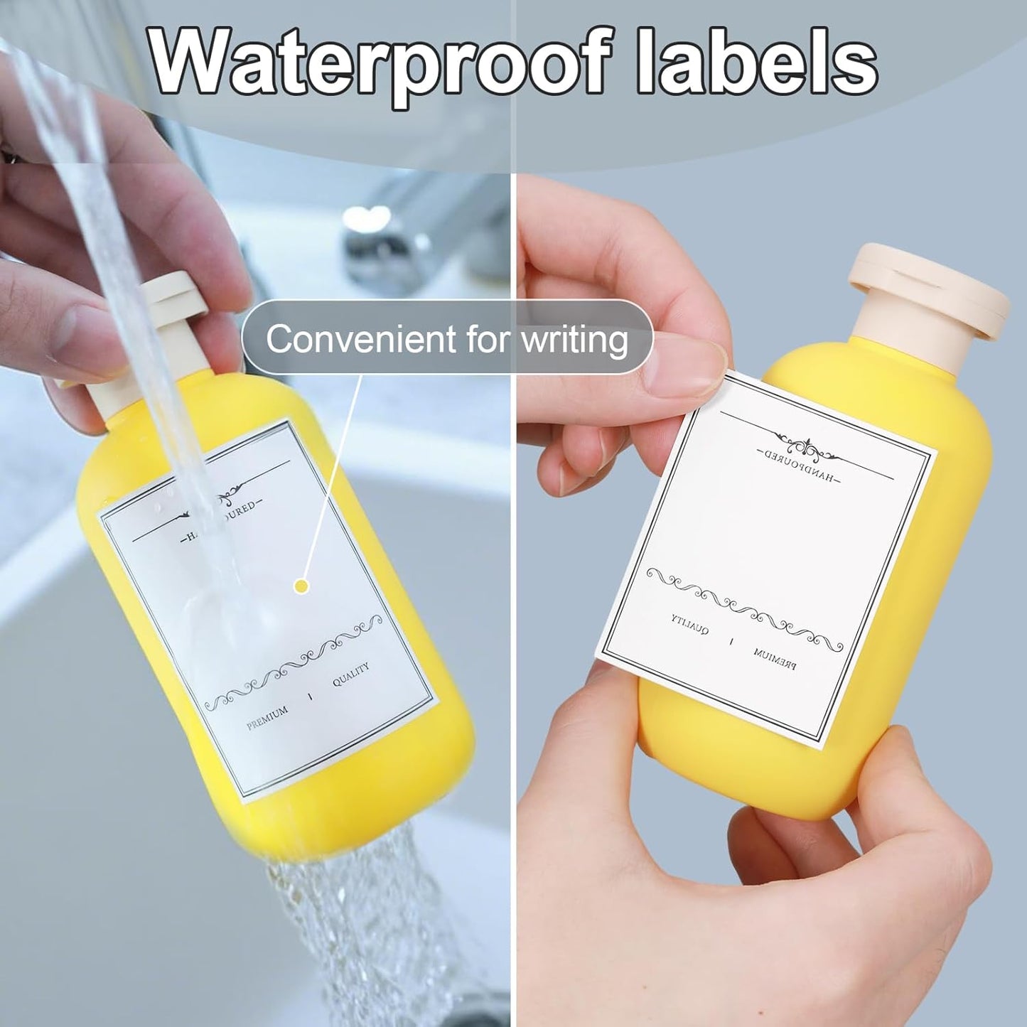 ASEVAT 6.7oz Refillable Plastic Travel Shampoo Bottles, Empty Travel Shampoo and Conditioner Bottles Reusable, Leak Proof Travel Size Shampoo Bottle, Hand Soap Dispenser for Vacation, Gym, Home