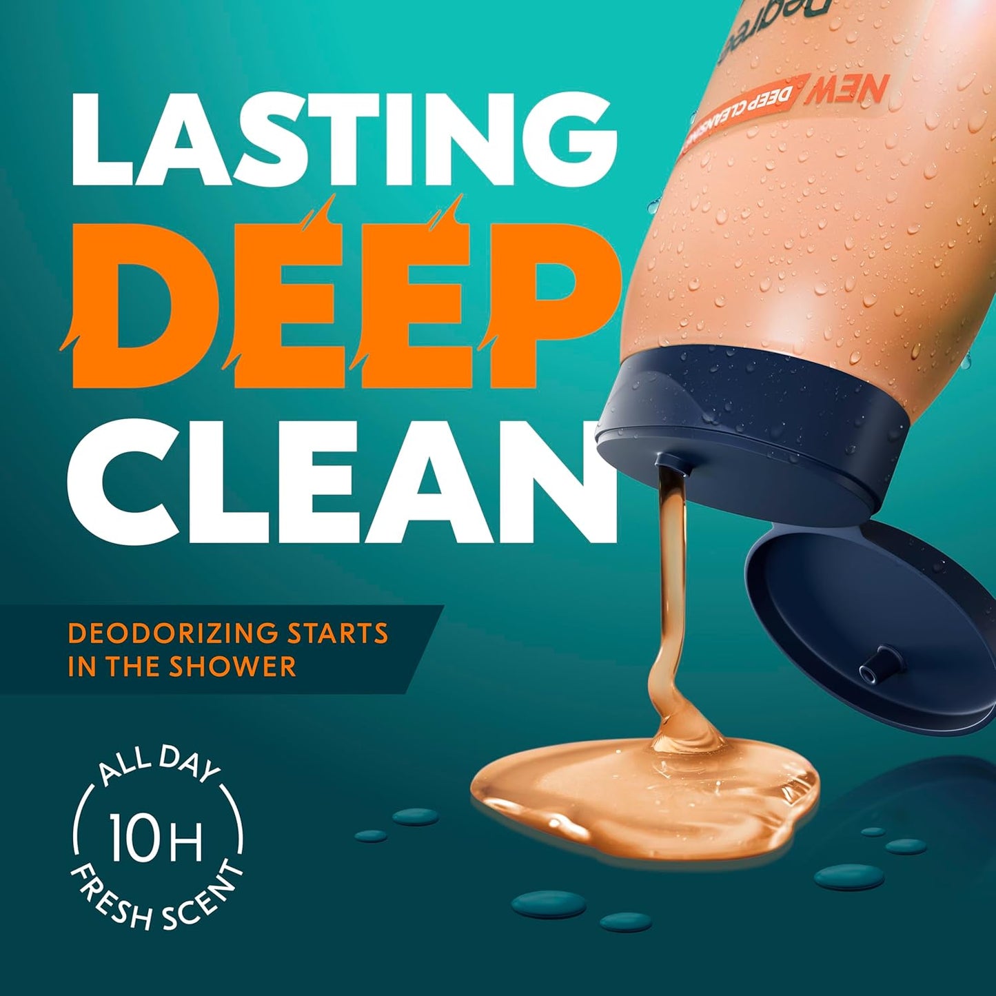 Degree All Day Fresh Body Wash Fresh Citrus Deep Cleansing 20 oz