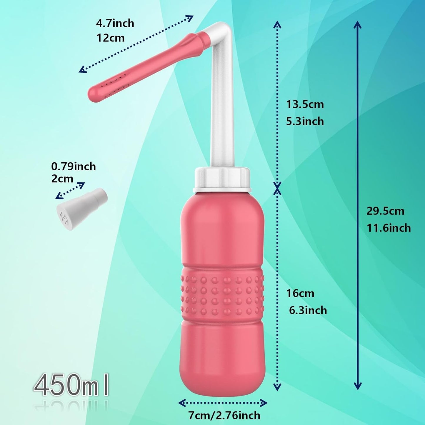 Peri Bottle for Postpartum Care Upside Down Bottle for Perineal Cleansing and Recovery Postpartum Essential Vaginal Douche Intimate Wash for Women,Portable Travel Bidet Sprayer for Women