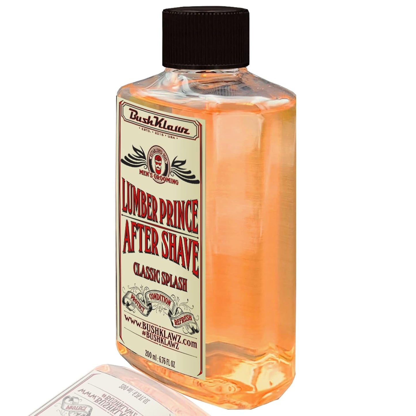 BushKlawz Classic Refreshing Cooling Soothing Barbershop After Shave Lotion Balm Toner Splash Lumber Prince Satisfy all Types of Viking Cannon Black Prime AfterShave Tonic Cologne