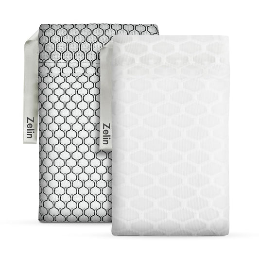 zelin Soap Bags, 2 Pack 7.2-Inch Medium Size Exfoliating Bar Soap Pouch with Double Layer Premium Fabric, Soap Saver Bag for Foaming and Skin Cleansing (Pearl White And Ink Black)