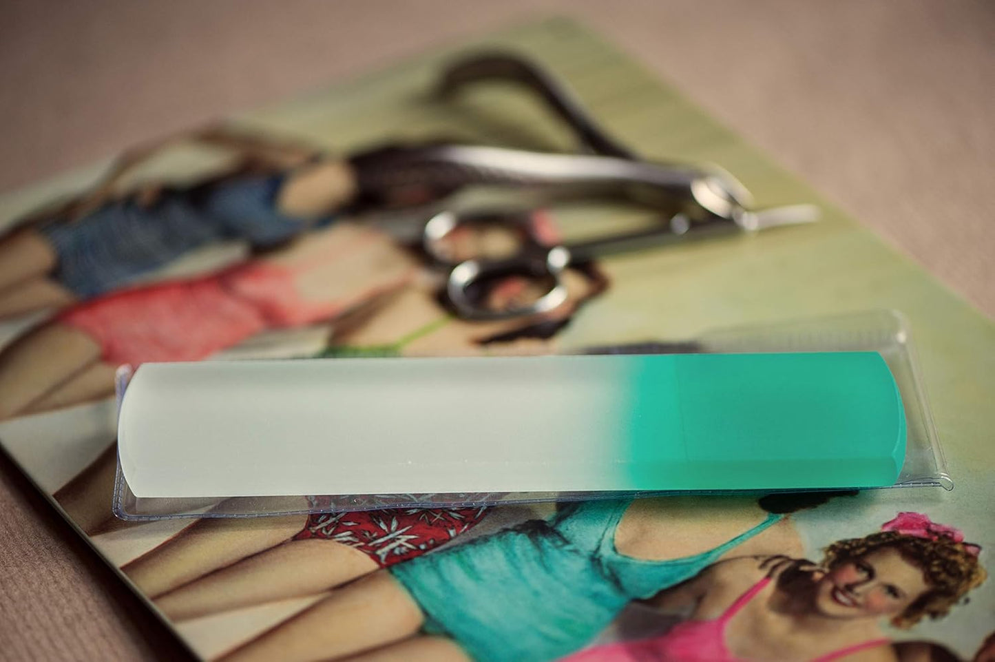 Foot Scrubber Callus Remover - Glass Foot File - Genuine Czech Tempered Glass - Corn & Dead Skin Remover - Hard Skin Remover - Alternative to Pumice Stone for feet - Foot Callus Remover