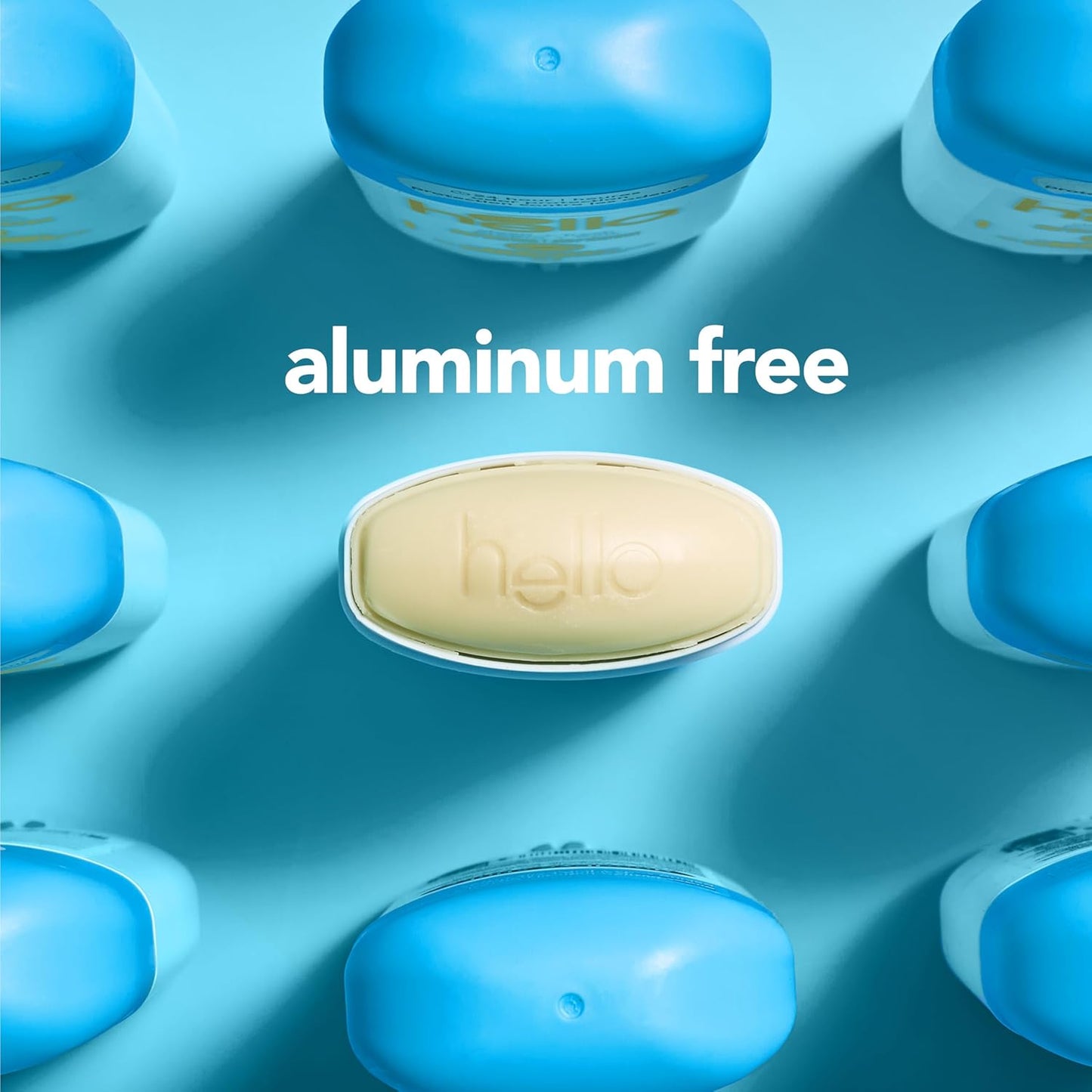 hello Sunny Daze Aluminum Free Deodorant for Women and Men with Shea Butter, 24-Hour Freshness, Baking Soda Free, Dermatologically Tested, 2.6 oz Deodorant Stick, 2 pack