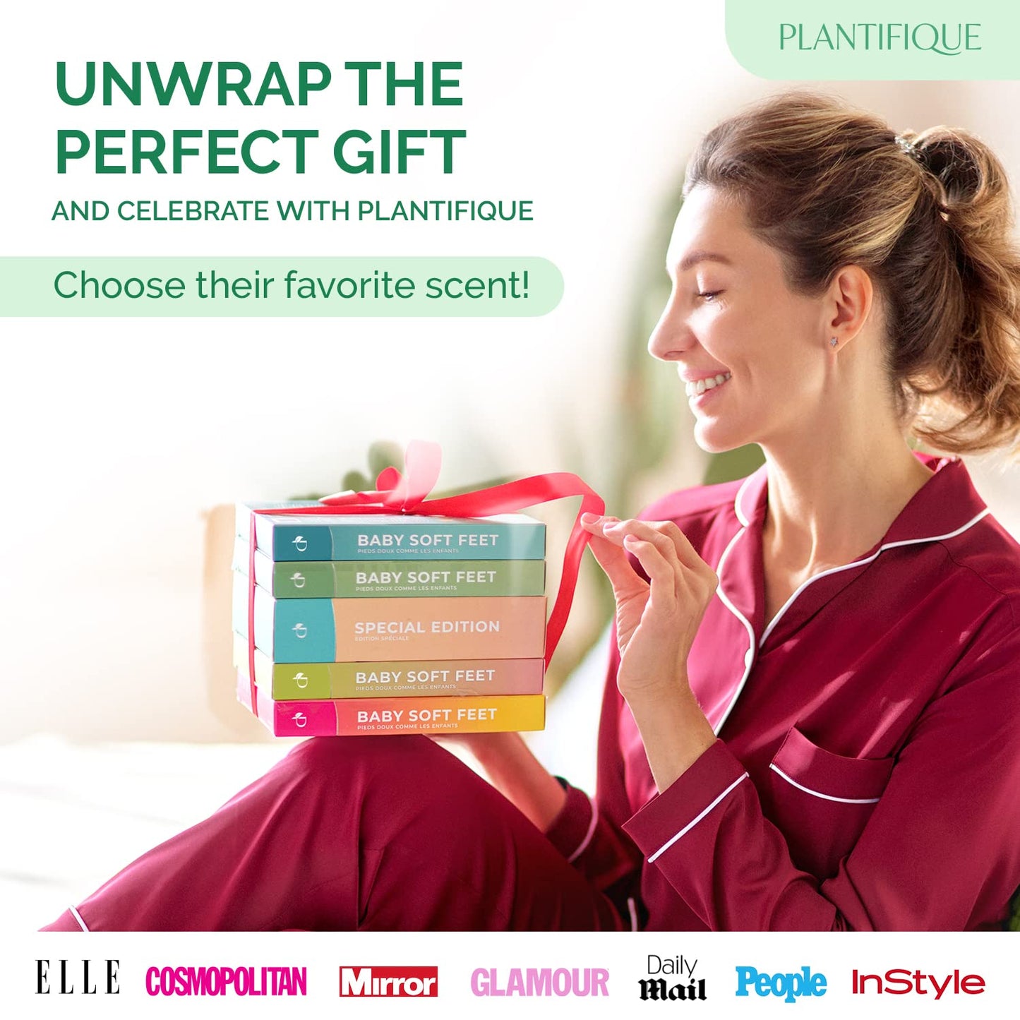 PLANTIFIQUE Foot Peeling Mask 2 Pack | Dermatologically Tested Repairs Heels & Removes Dry Dead Skin for Baby Soft Feet | Exfoliating Foot Peel Mask for Dry Cracked Feet | Lavender