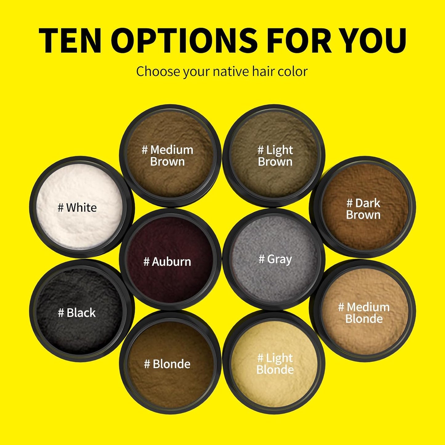 SEVICH Hair Fibers for Thinning Hair, Hair Building Fibers Instantly Thicker & Fuller Look,Hair Powder for Men & Women 100g Black