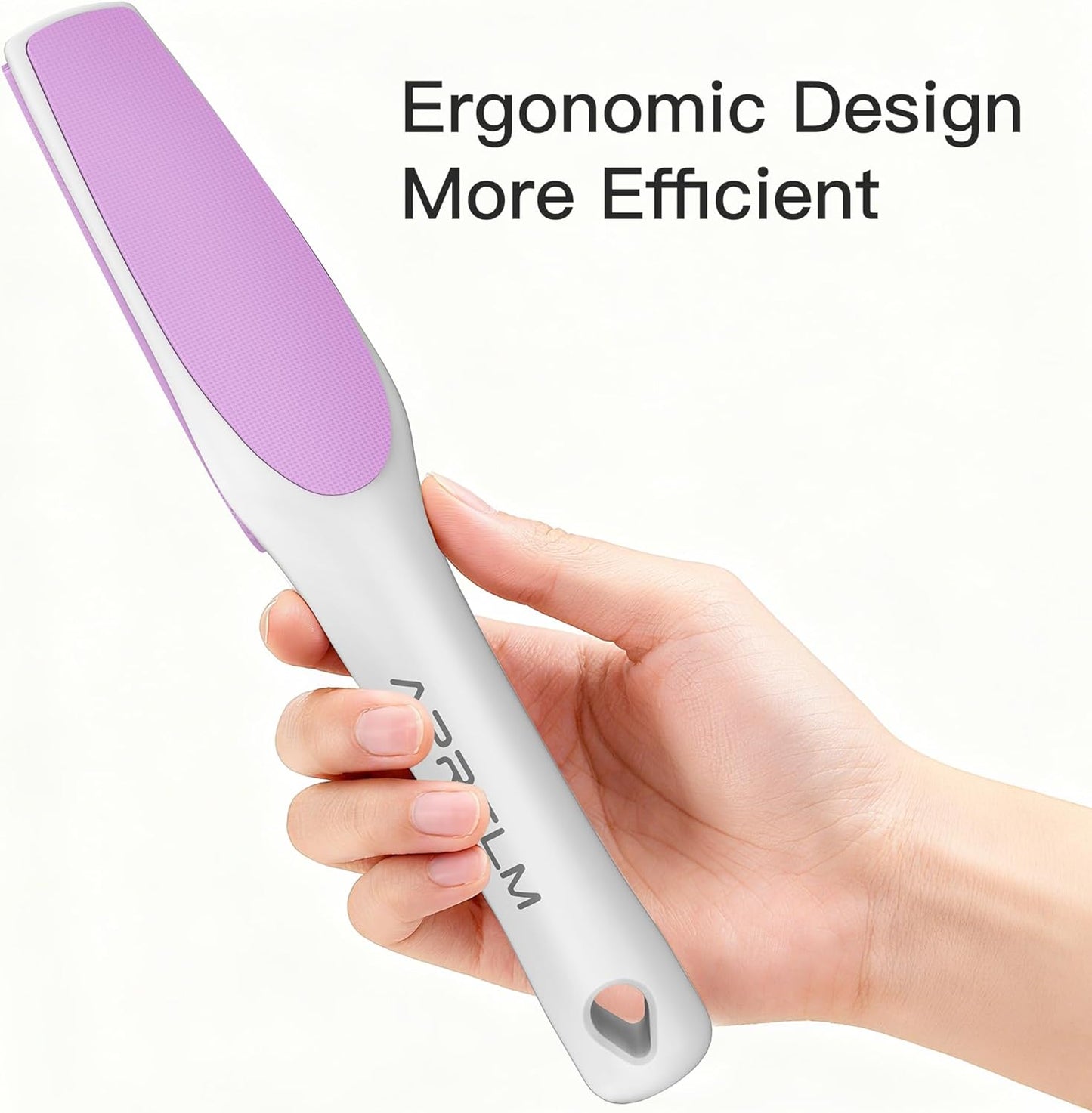 AprElm-H3 Professional 3-Sided Glass Foot Callus Remover, 3-in-1(Coarse, Medium, Fine) Foot File Pedicure Tools for Feet Hard Skin Smooth Polishing (Pink)