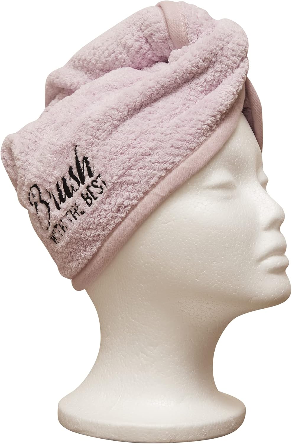 Felicia Leatherwood Microfiber Hair Towel Wrap - Quick Drying, Anti Frizz & Gentle on Hair - Easy to Use, Saves Time, Lightweight & Compact - for Curly, Long & Thick Hair - Lavender - 4 Pack