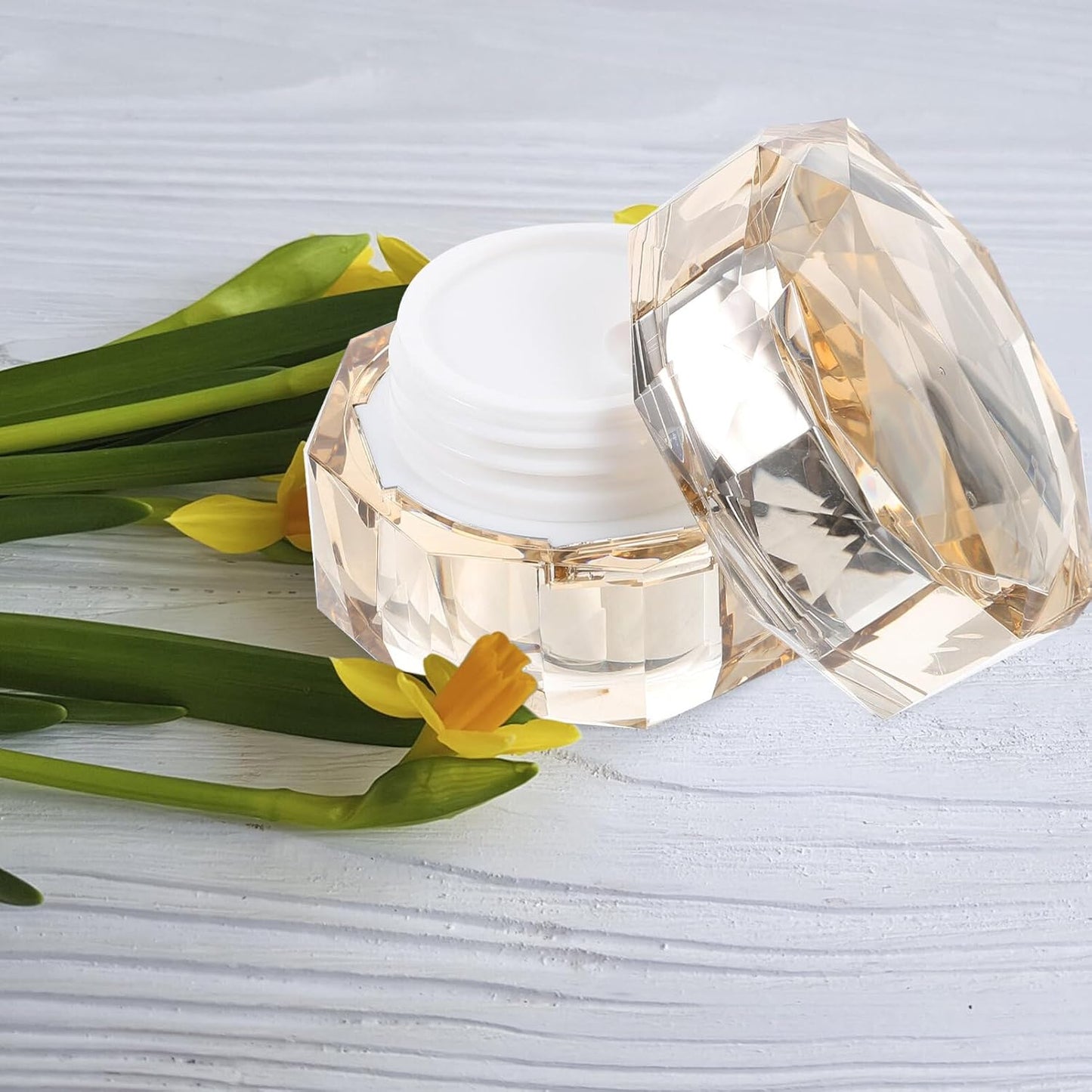 Jar 3Pcs Empty Refillable Cosmetic Jars Makeup Jars Face Cream Jar Travel Lotion Containers(15g)