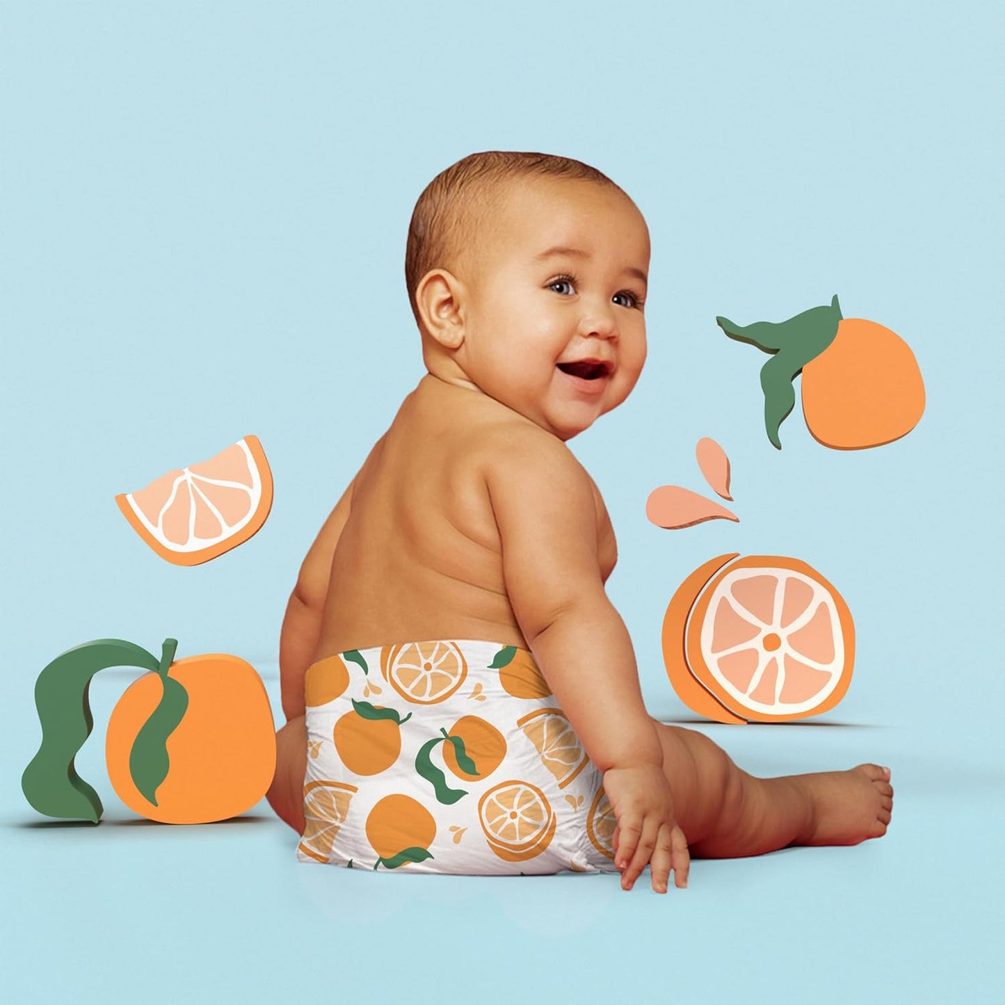 Hello Bello Premium Diapers Size 5, Main Squeeze & Zesties for The Resties Designs, 48ct Club Box