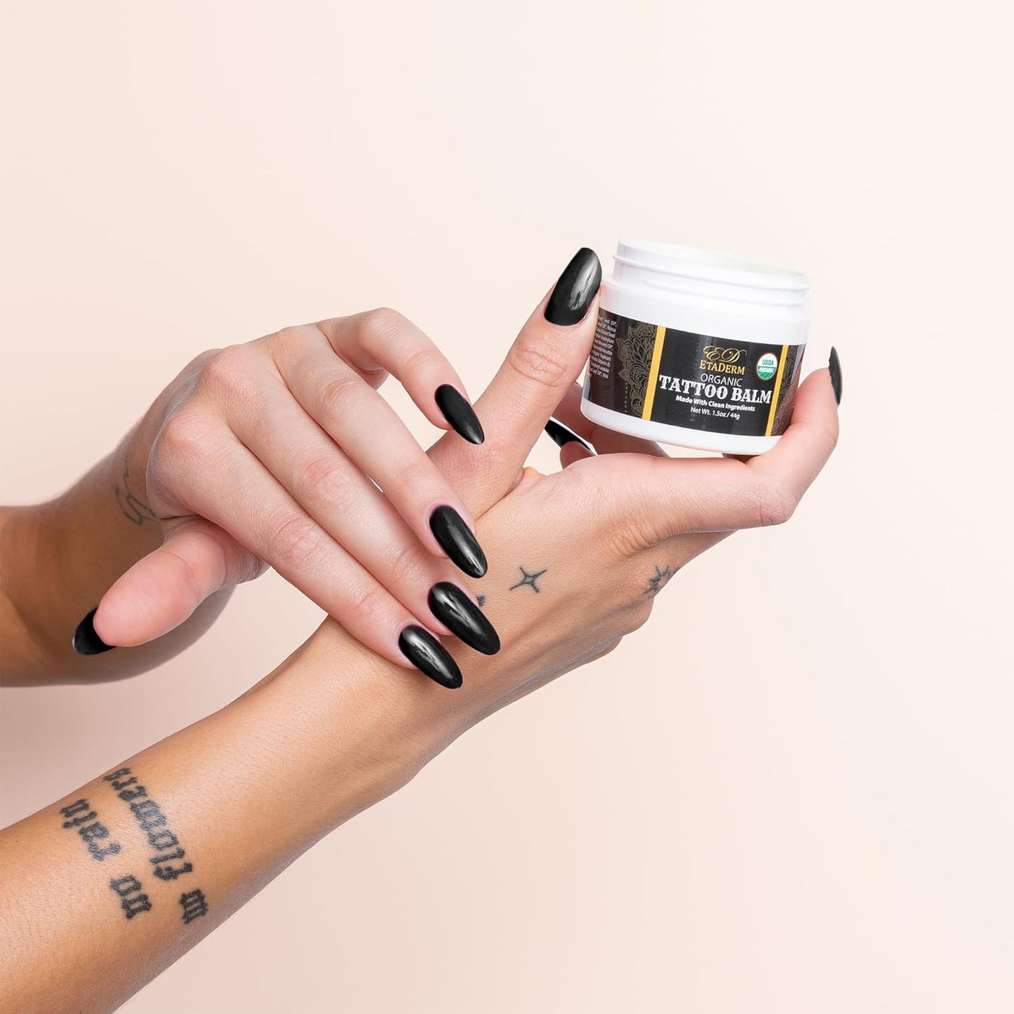 Tattoo Balm - Tattoo Aftercare Balm for Hydration, Moisturizer, Soften and Condition the Skin - Tattoo Lotion with Sunflower Seed Oil, Coconut Oil and Cocoa Seed Butter - Tattoo Butter 1.5oz