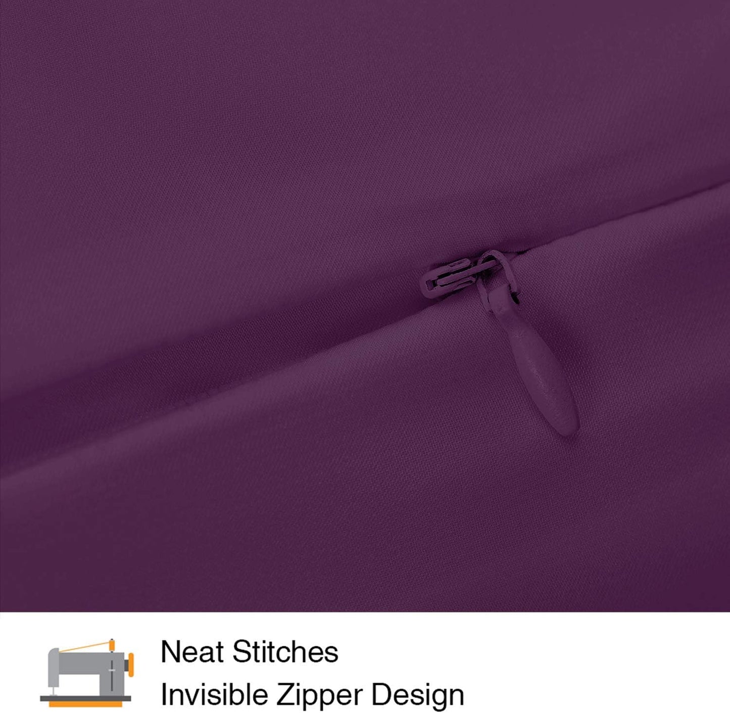 INSSL Silk Pillowcase for Women, Mulberry Silk Pillowcase for Hair and Skin and Stay Comfortable and Breathable During Sleep(Dark Purple, King)