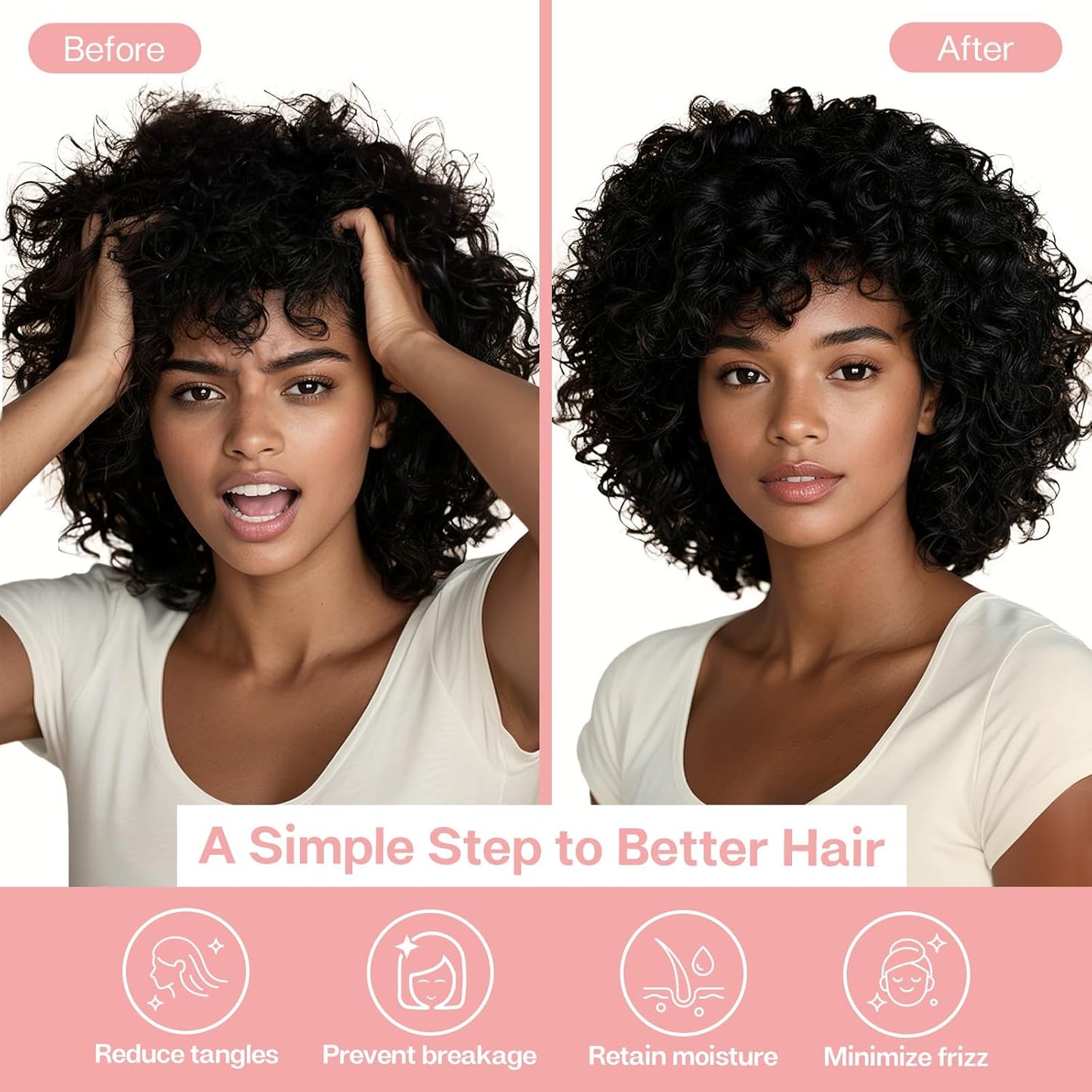 MR&HM Satin Body Pillow Cover, Soft and Breathable Body Pillow Case with Envelope Closure, Cooling and Silky Long Pillowcase for Hair and Skin,Grey (20x54, Blush)