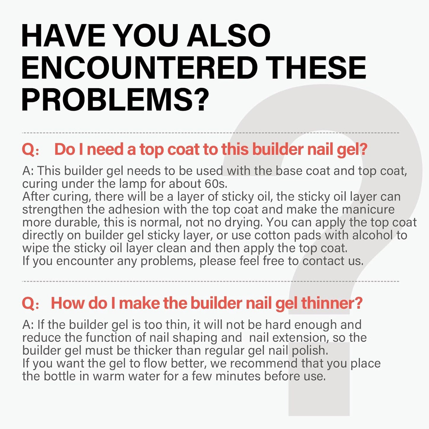 AILLSA Builder Gel for Nails Milky White 7 In 1 Hard Gel Polish for Nail Thickening Nude Strengthener Nail Polish Light Color Extension U V Gels for Nail Art Base Coat Needed 0.51 Oz GB08