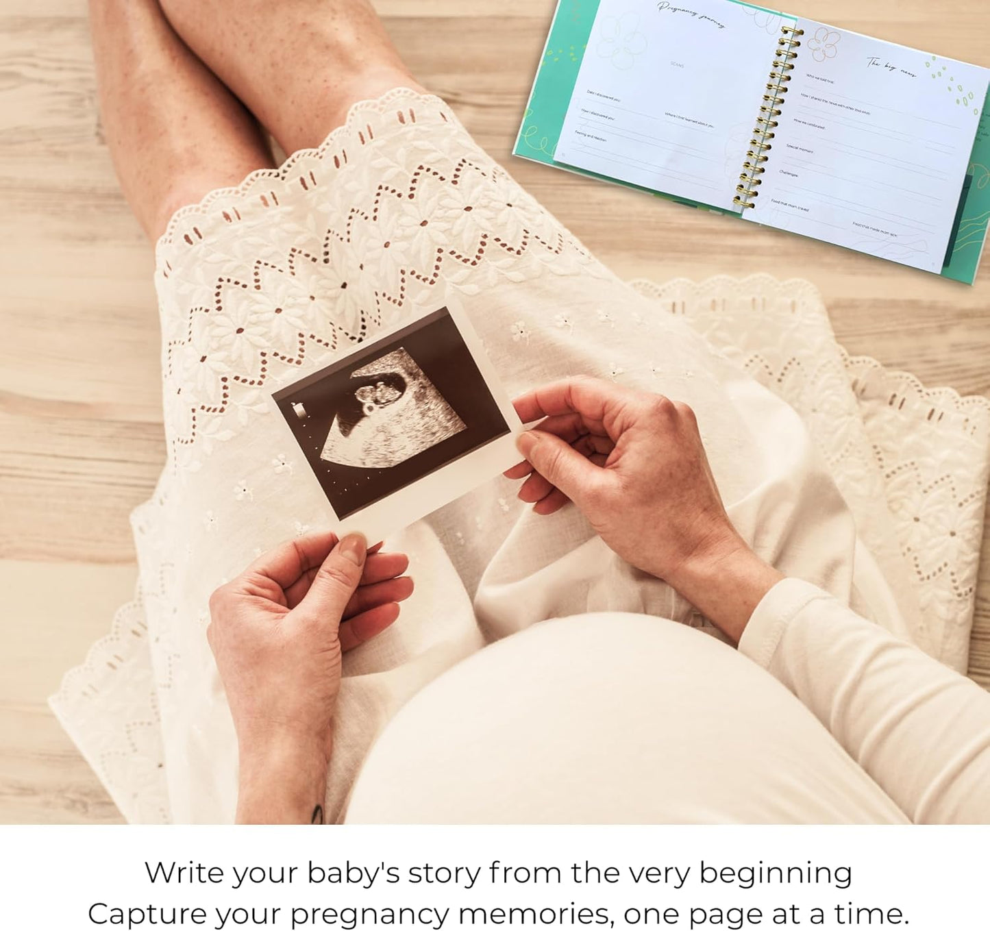 Little You – Baby Memory Book & Pregnancy Journal (120 Pages) – Newborn to 5 Years – Magnetic Gift Box + Photo Pockets + Letter to Open at 21 – Keepsake Album for Boys or Girls