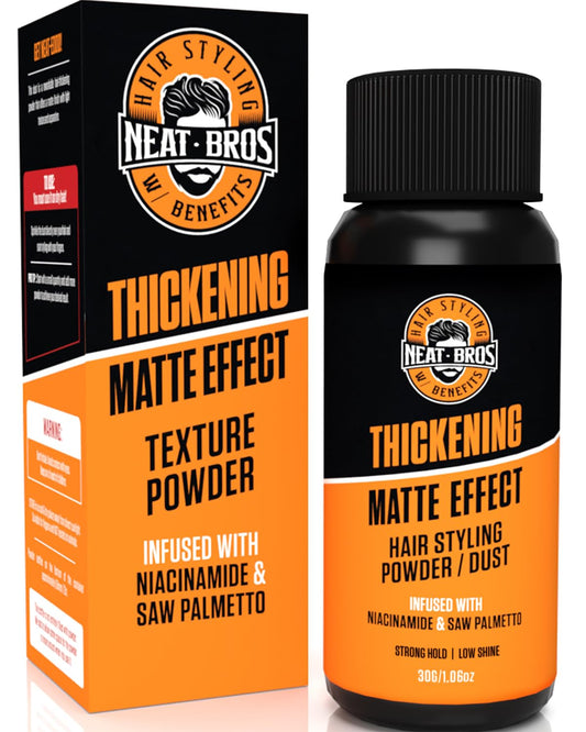 Hair Styling Texture Powder - Strong Hold & Matte Finish - Hairstyle Volumizer with Niacinamide and Saw Palmetto for Men and Women - Texturizing Dust for All Hair Types - 1.06oz (30g) 1Pack