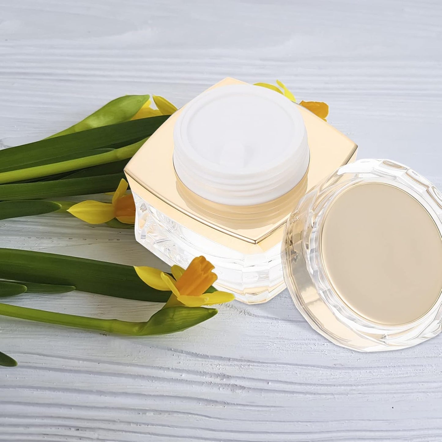 Beaupretty 1pc Refillable Cream Bottle Portable Skincare Container for Lotions Body Butters and Creams for Travel Camping and Outdoor Use