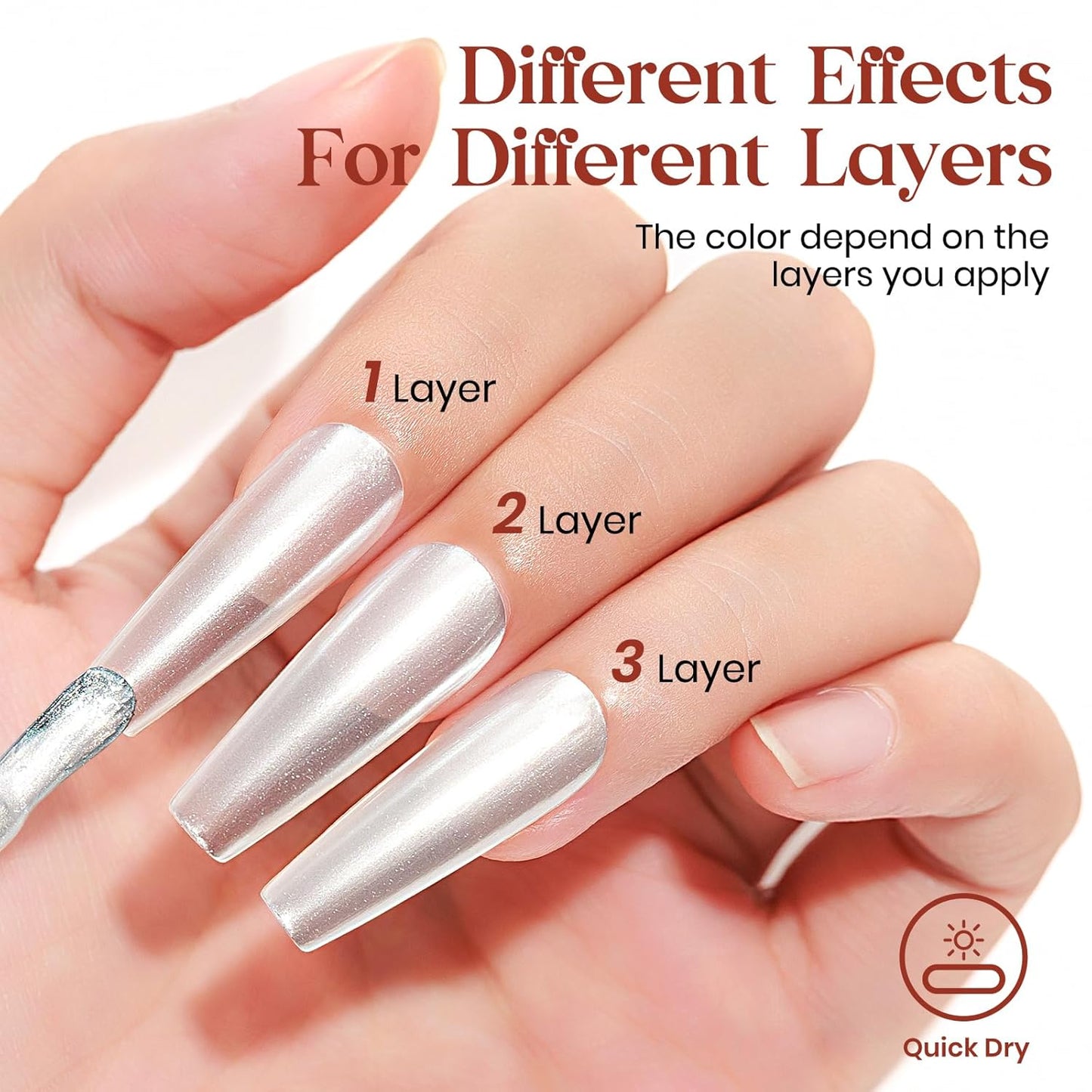 MIZHSE Mermaid Pearl Nail Polish: 15ml Aurora Milky White Effect, Glossy Long Lasting, DIY Nail Gift Spree