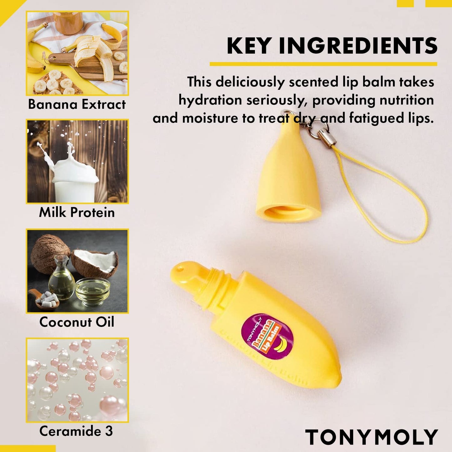 TONYMOLY Magic Food Banana Lip Balm