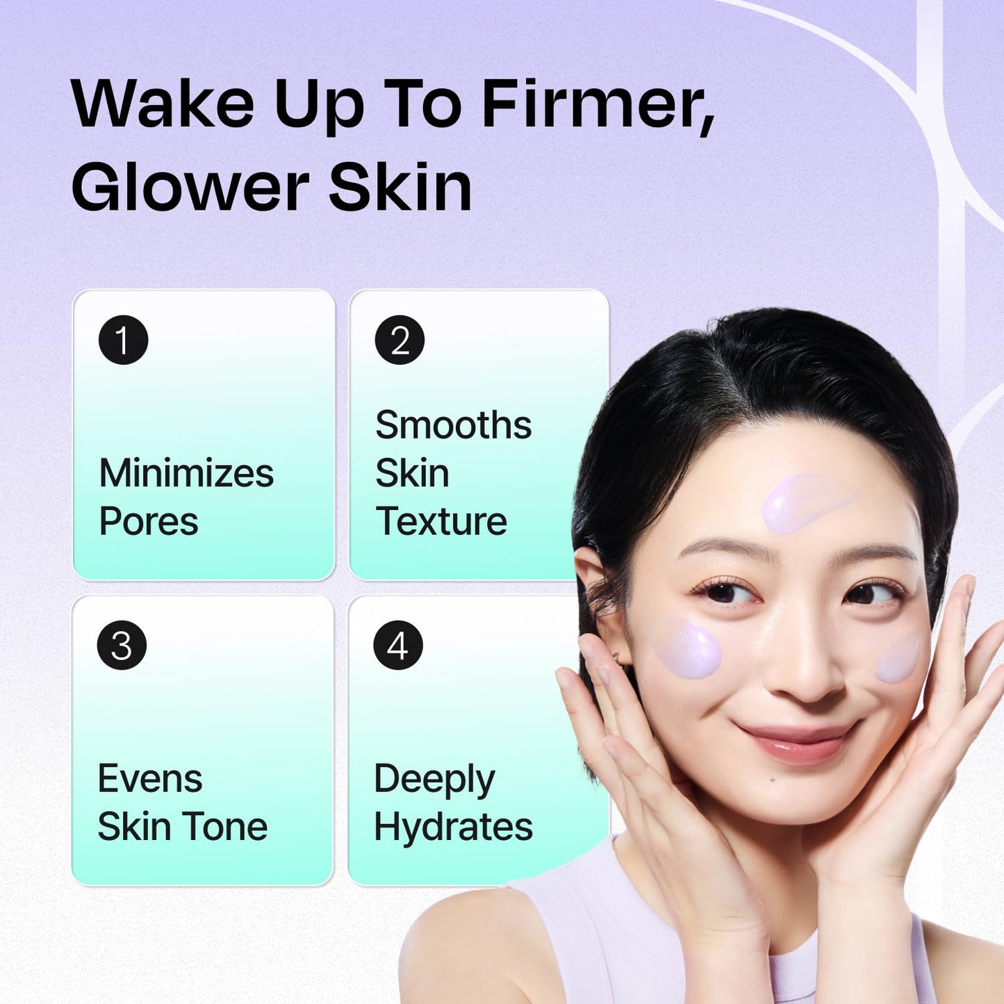 Hydro Collagen Wrapping Mask – Overnight Hydrating & Firming Peel-Off Face Mask, Vegan Collagen, Niacinamide–Pore Minimizing & Radiance Boost, Korean Skincare, 2.53 Fl Oz (Jelly Brush Set)