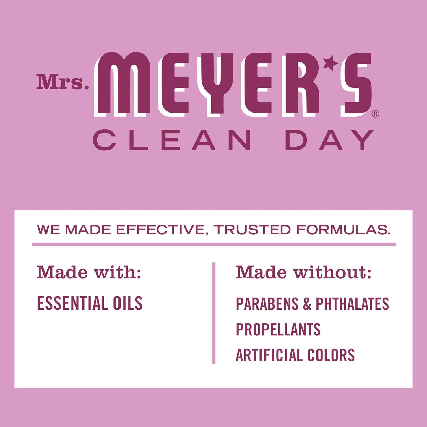MRS. MEYER'S CLEAN DAY Room and Air Freshener Spray, Non-Aerosol Spray Bottle Infused with Essential Oils, Peony, 8 fl. oz - Pack of 3