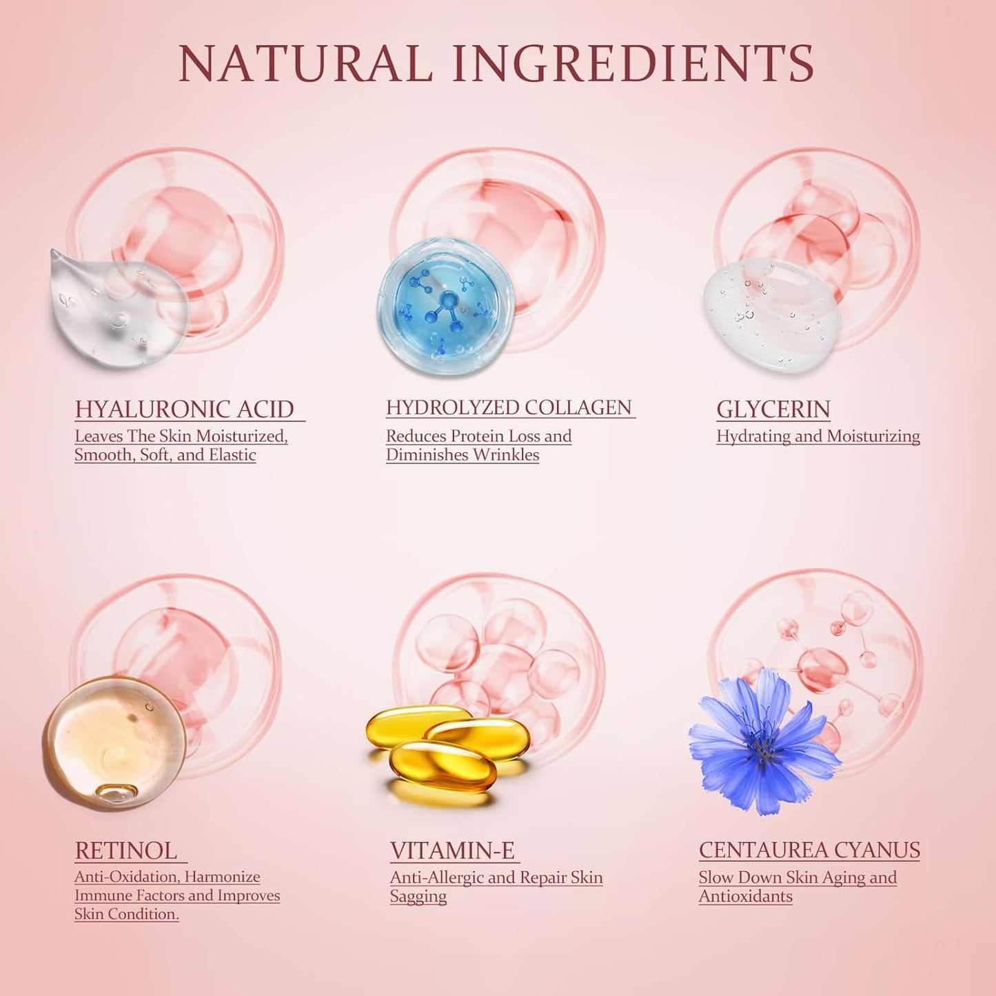 Under Eye Patches Masks - for Fine Lines with Collagen and Hyaluronic Acid, Dark Circles,Eye bags,and Fade Wrinkles, puffiness Smoothing Skin Care Treatment for Women and Men, (60 Pcs) Pink