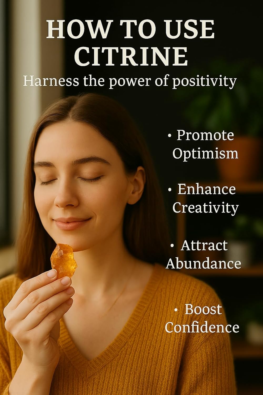 Large 1.25-2.0” Natural Citrine Raw Crystal Stone – Healing Gemstone for Abundance, Prosperity & Positive Energy – Reiki, Meditation & Chakra Balancing – Raw Citrine Mineral for Wealth & Manifestation