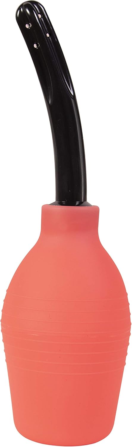 Abyclean Anal Douche Enema Bulb Vaginal Douche Enema Cleaner for Women’s or Man’s Health (310ml Red)