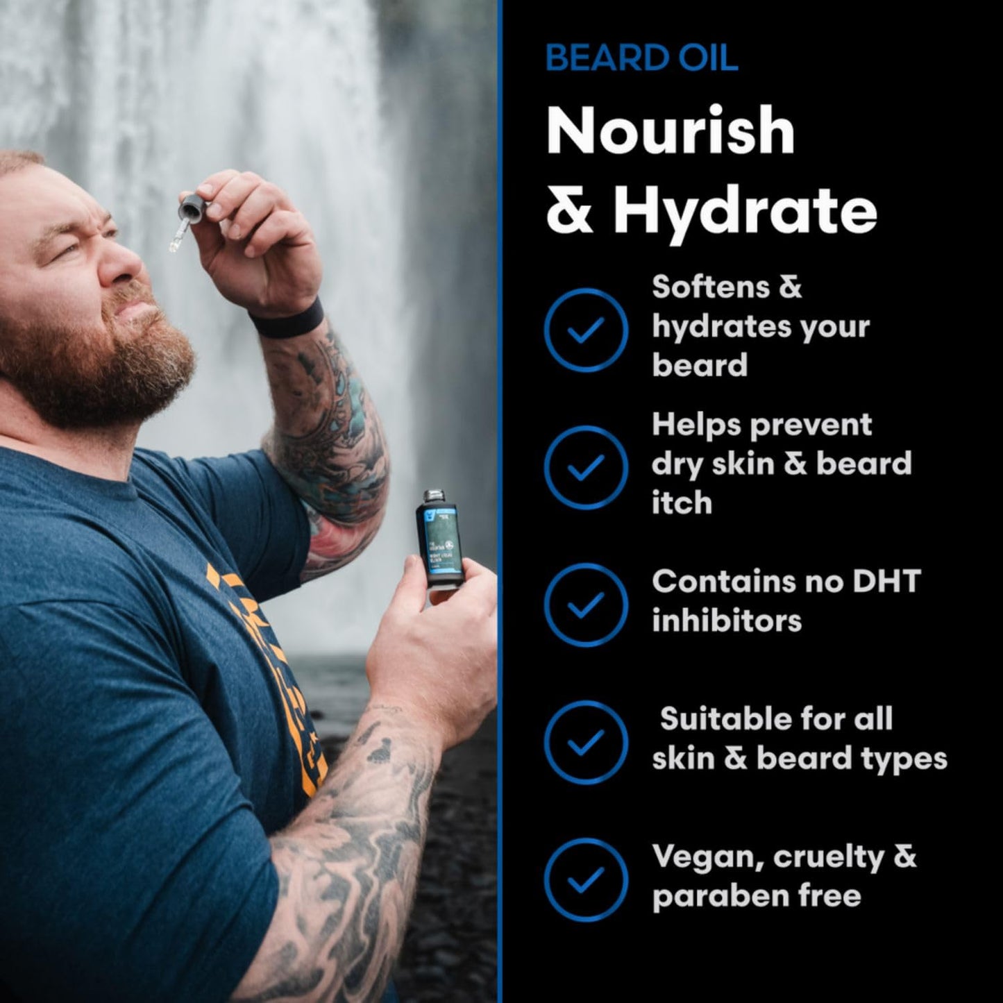 The Beard Struggle Mountain Day Beard Oil for Men – Lightweight Daily Hydration & Conditioning – Strength-Building Botanical Blend – Fast-Absorbing, Non-Greasy – 30 mL (1 fl oz)