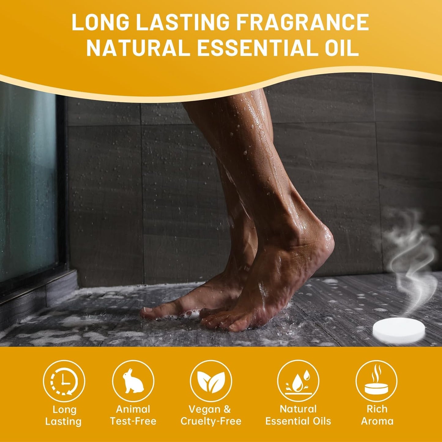 Shower Steamers Aromatherapy, 30-Pack Shower Steamer for Women Men, Shower Bombs with Essential Oils Stress Relief Self Care, White Elephant Gifts Birthday Christmas Gifts for Mom, Dad, Wife