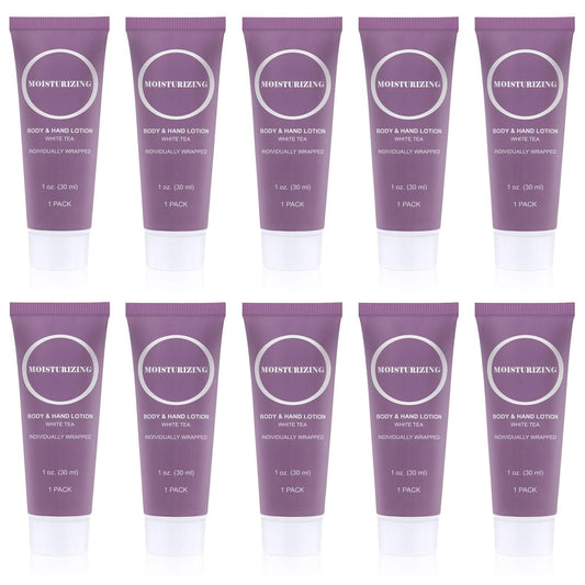 Travel Size Body Lotion, Small Hand Cream Lotion Bulk, Nourishing Extra Dry Skin Individually Wrapped Mini Bottle Shower Moisturizer Lotion Toiletries for Travel Hotel Homeless 1 oz (Pack of 30)