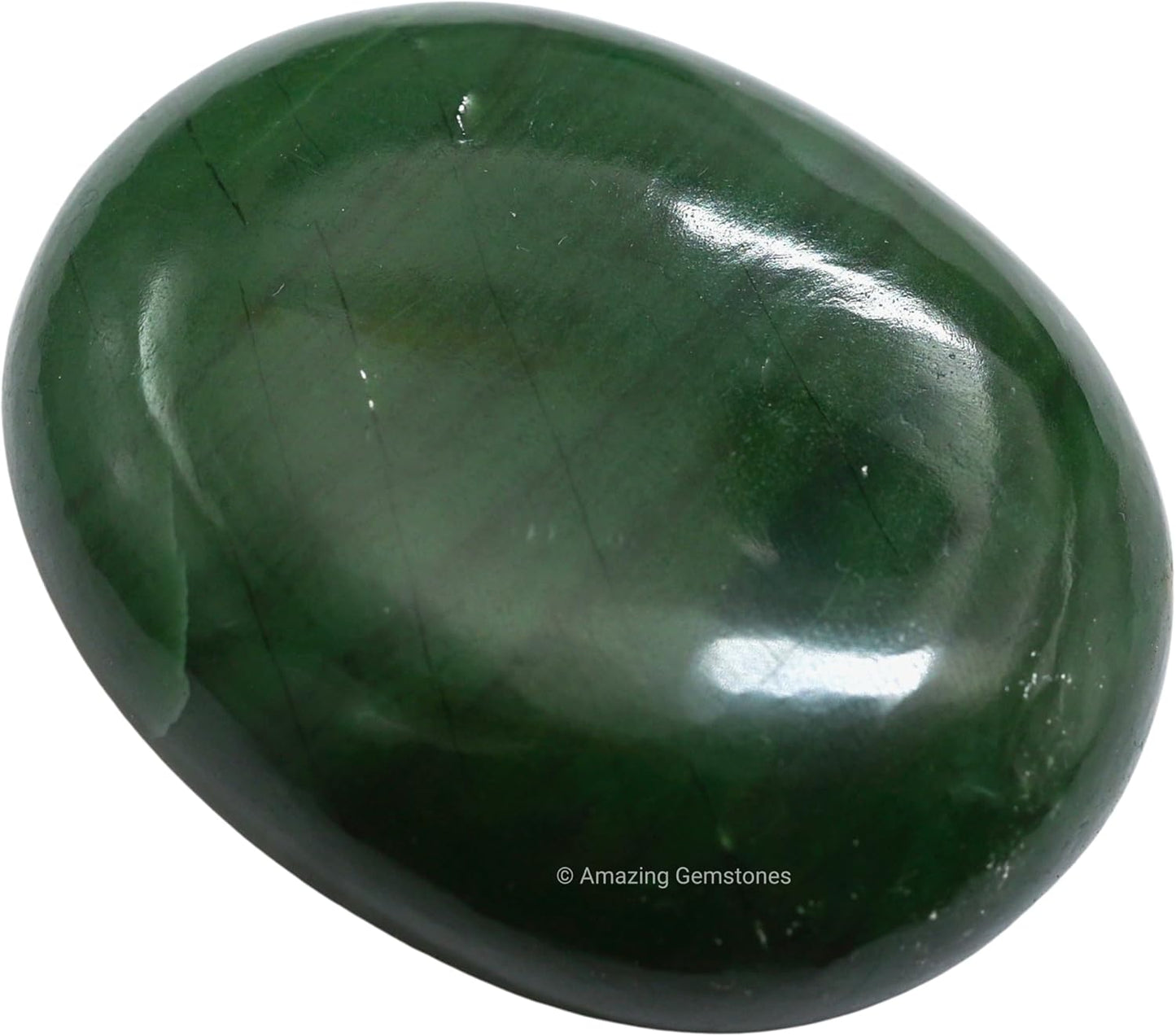 Amazing Gemstone Dark Green Aventurine Crystals and Healing Stones - Large Palm Stone Crystals Piedra - Crystal for Good Luck, Positive Energy, Meditation - Unique Stocking Stuffers, Gifts for Women