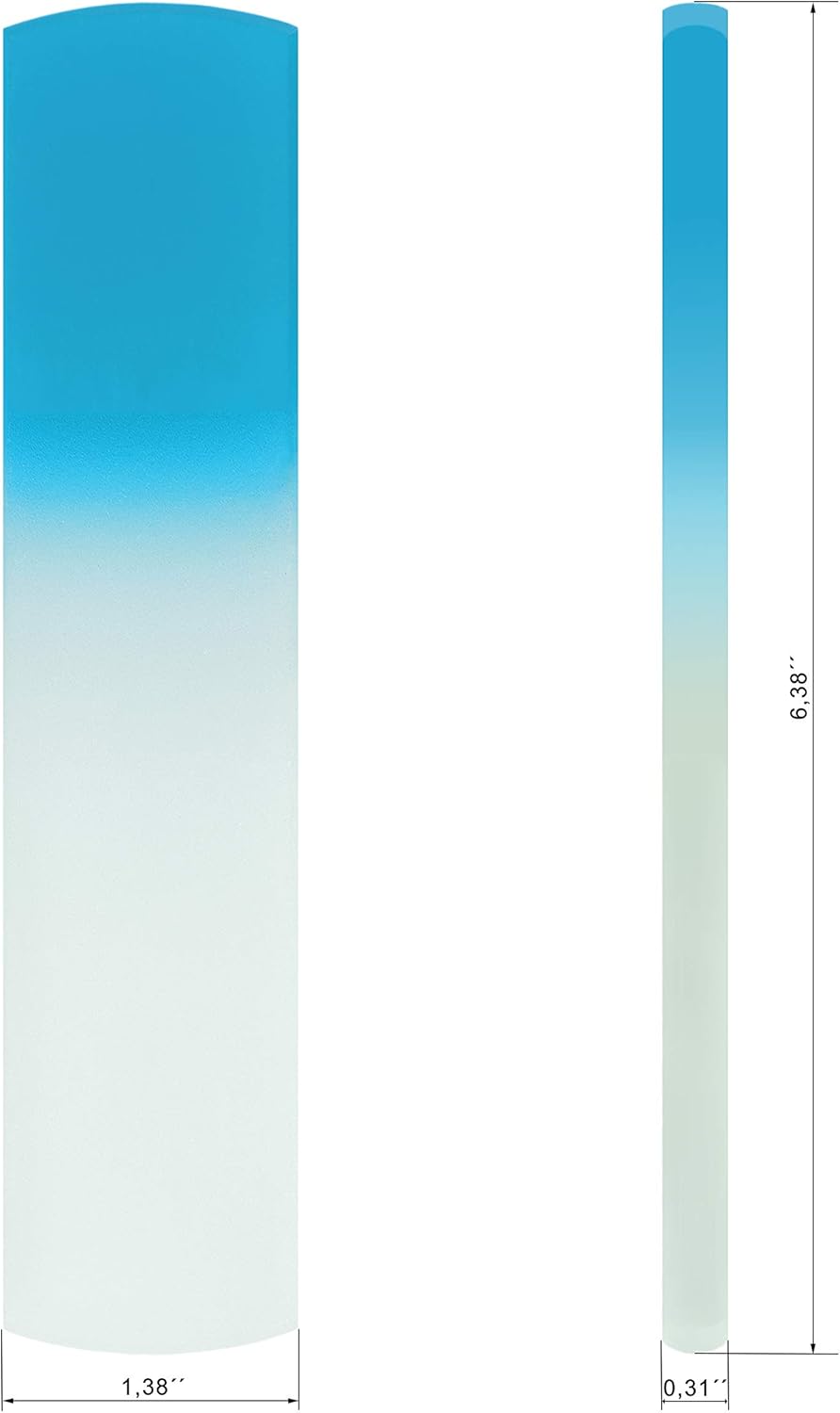 Pedicure Foot File Callus Remover - Glass Foot File & Pedicure Rasp - Genuine Czech Tempered Glass - Corn & Dead Skin Remover - Hard Skin Remover - Heel Scraper for feet - Colossal Foot File